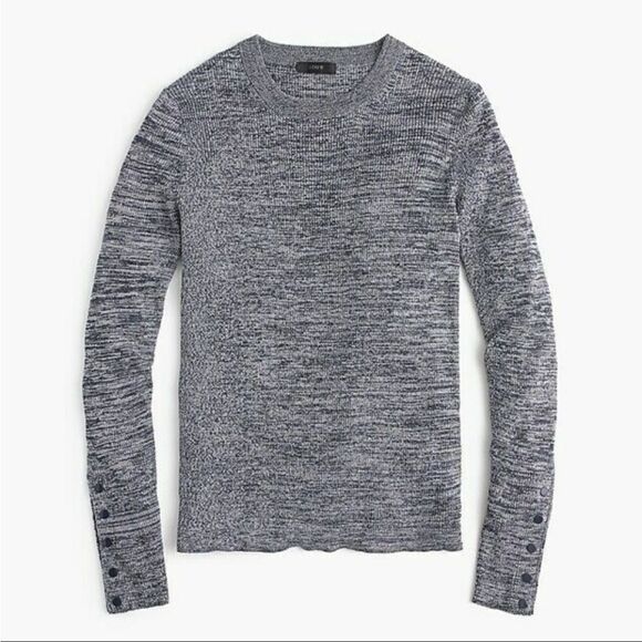 J. Crew ribbed pullover sweater with snap sleeves. Size S. - Picture 13 of 13